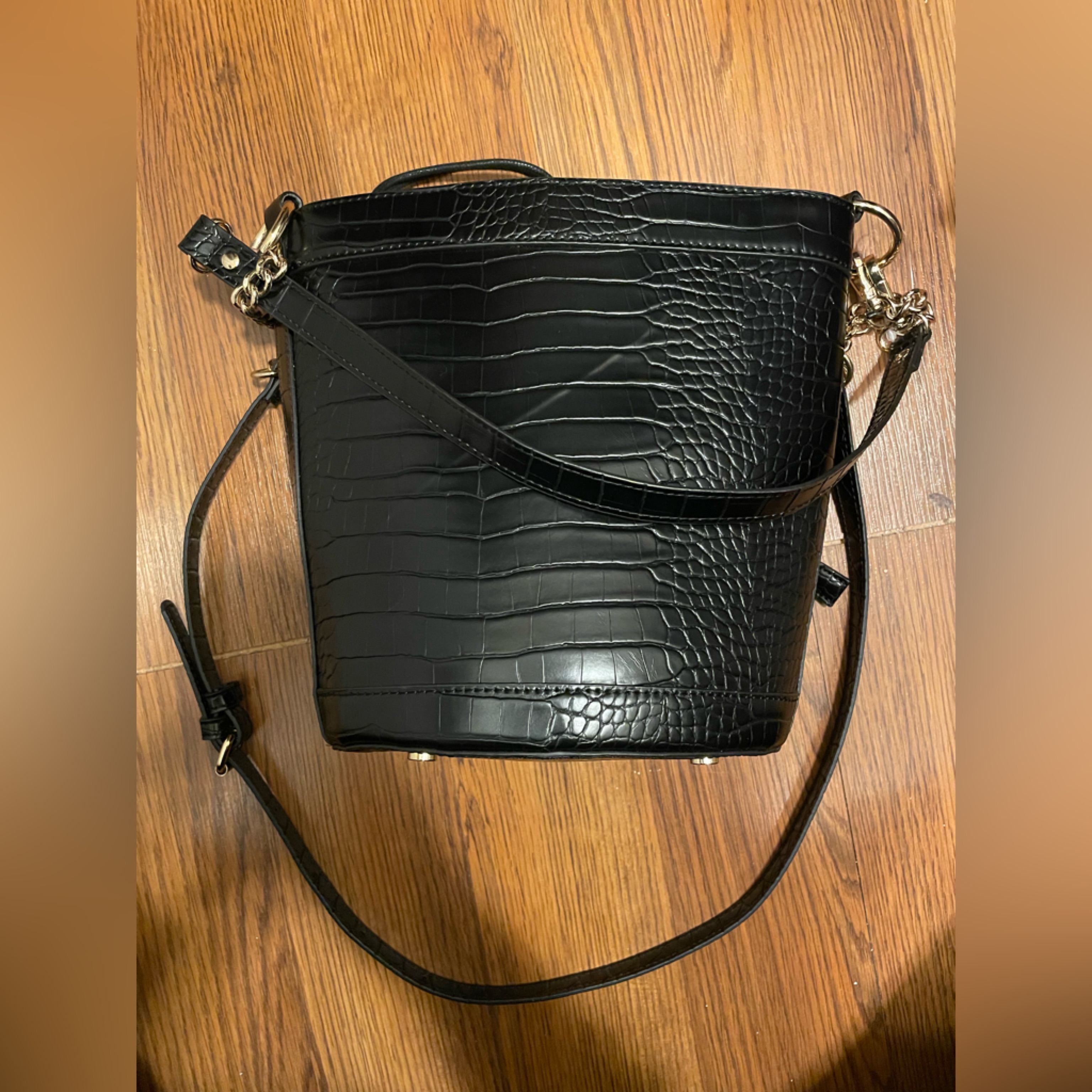 Inc International Concepts Ajae Bag In Black Croc